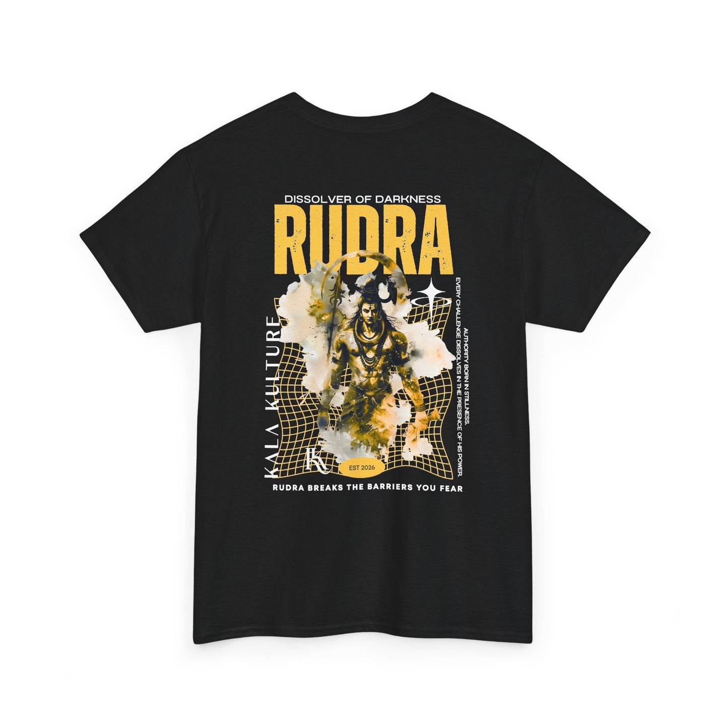 Rudra Graphic T‑Shirt — Storm‑Born Destroyer Illustration Tee