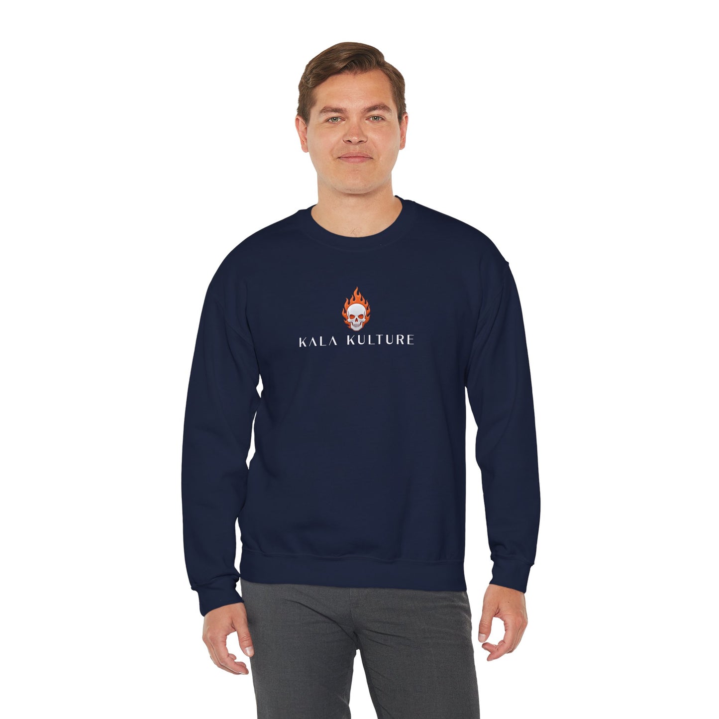 Skull Fire Oversized Sweatshirt — Flame‑Forged Identity