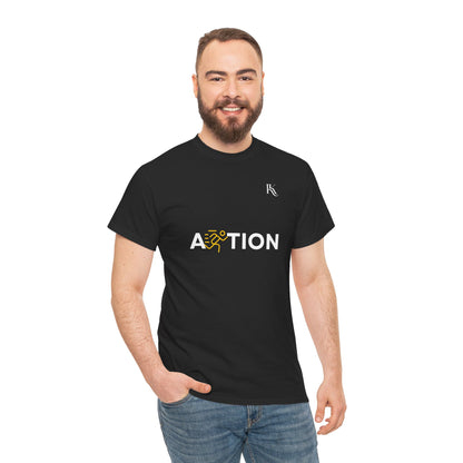 Action Oversized T‑Shirt — Move With Intent Illustration Tee