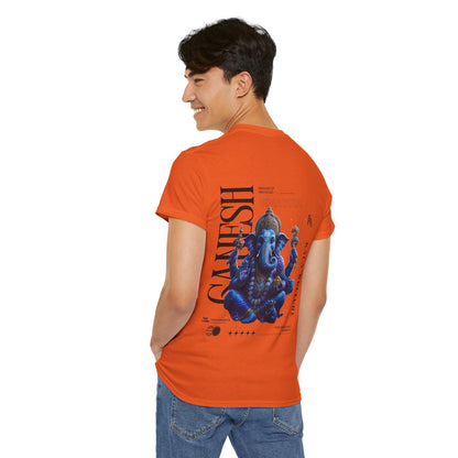 Ganesha Graphic T‑Shirt — Cosmic Wisdom Illustration Tee V3