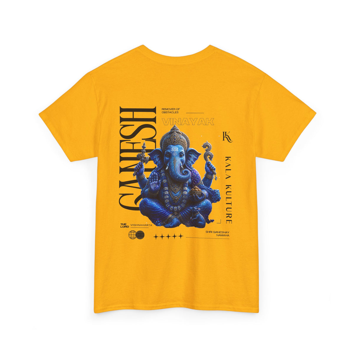 Ganesha Graphic T‑Shirt — Cosmic Wisdom Illustration Tee V3