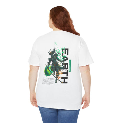 Earth Oversized T‑Shirt — Rooted Strength Illustration Tee