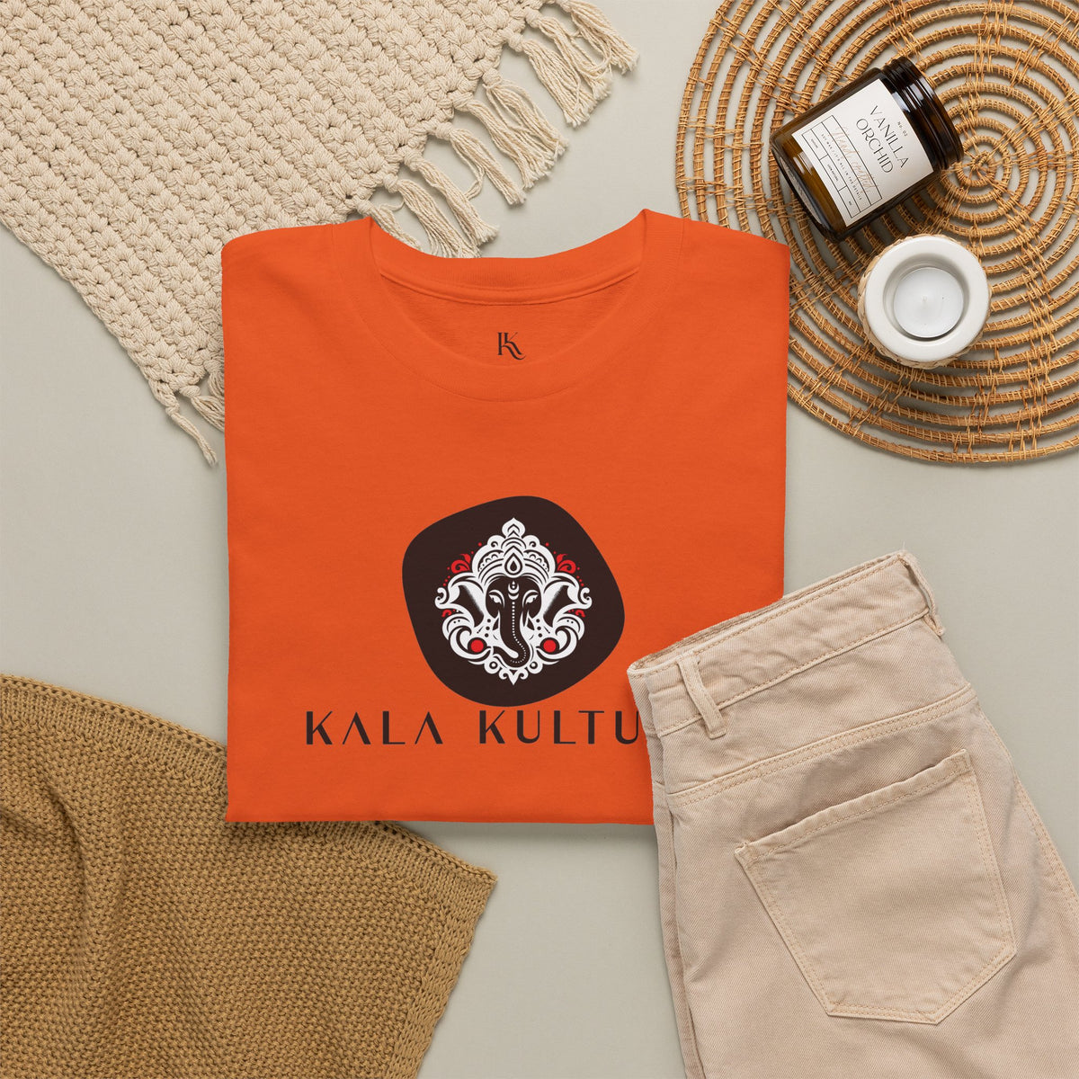 Ganesha Graphic T‑Shirt — Cosmic Wisdom Illustration Tee V3