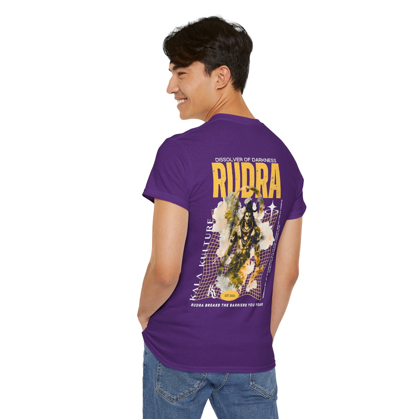 Rudra Graphic T‑Shirt — Storm‑Born Destroyer Illustration Tee