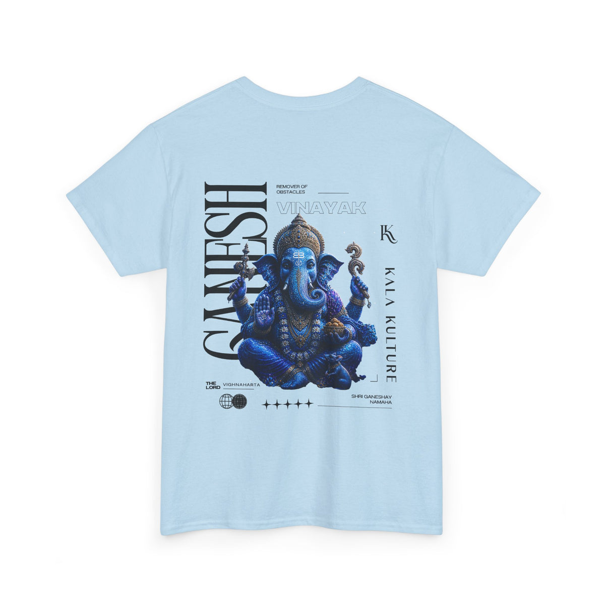 Ganesha Graphic T‑Shirt — Cosmic Wisdom Illustration Tee V3