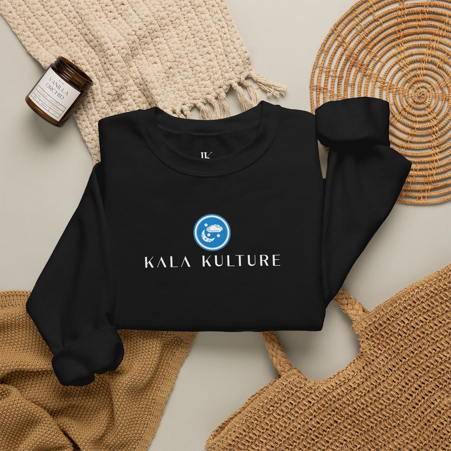 Sky Oversized Sweatshirt — Boundless Serenity Illustration Tee