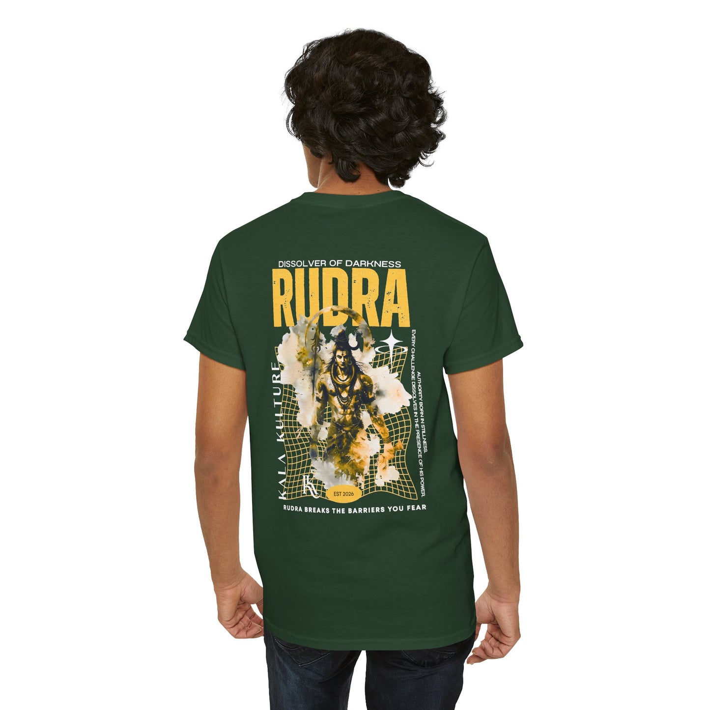 Rudra Graphic T‑Shirt — Storm‑Born Destroyer Illustration Tee