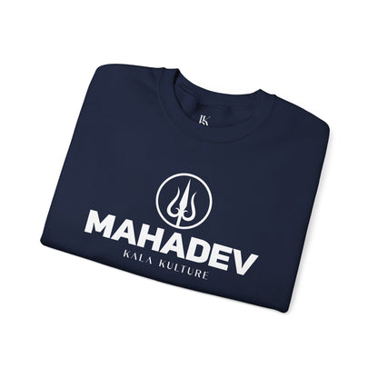 Mahadev Graphic Sweatshirt — Shiva Trident Illustration Tee
