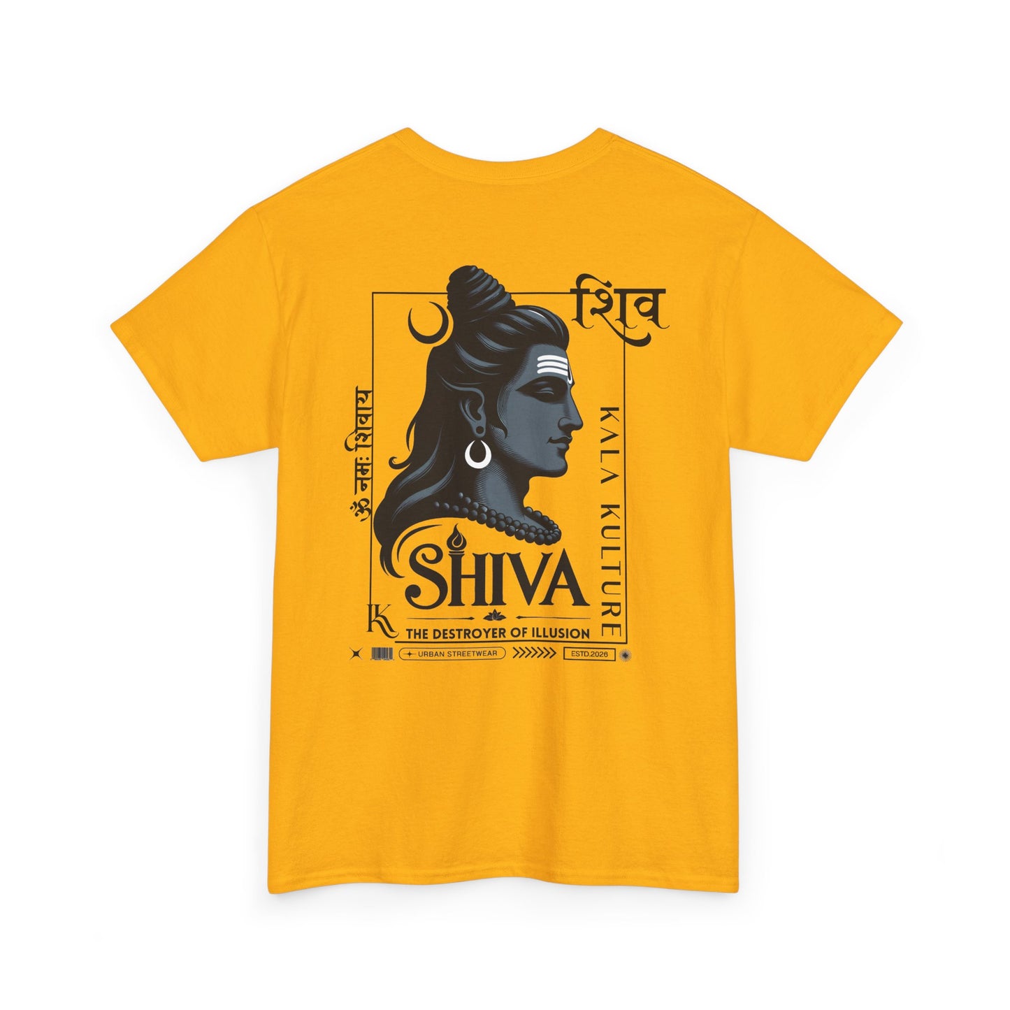 Shiva Graphic T‑Shirt — Eternal Calm Illustration Tee