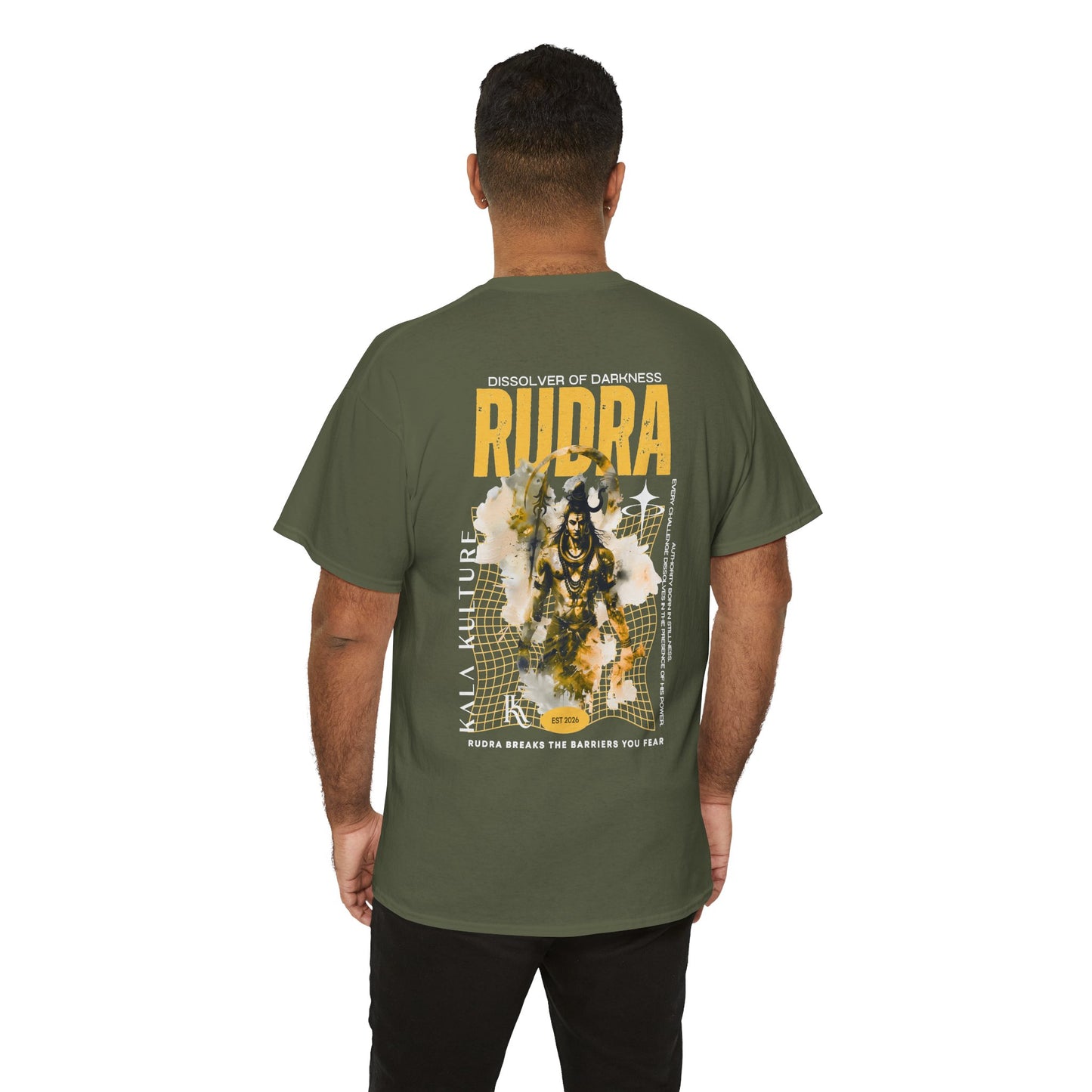 Rudra Graphic T‑Shirt — Storm‑Born Destroyer Illustration Tee