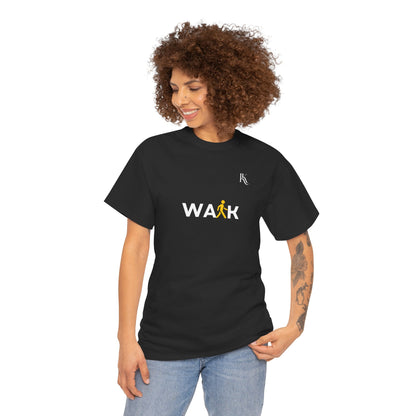 Walk Oversized T‑Shirt — Step With Purpose Illustration Tee
