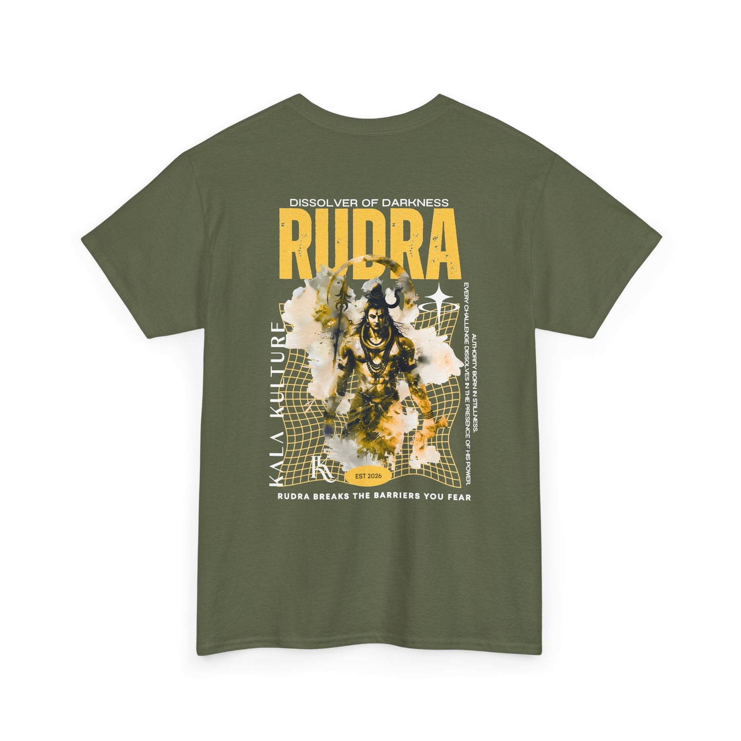 Rudra Graphic T‑Shirt — Storm‑Born Destroyer Illustration Tee
