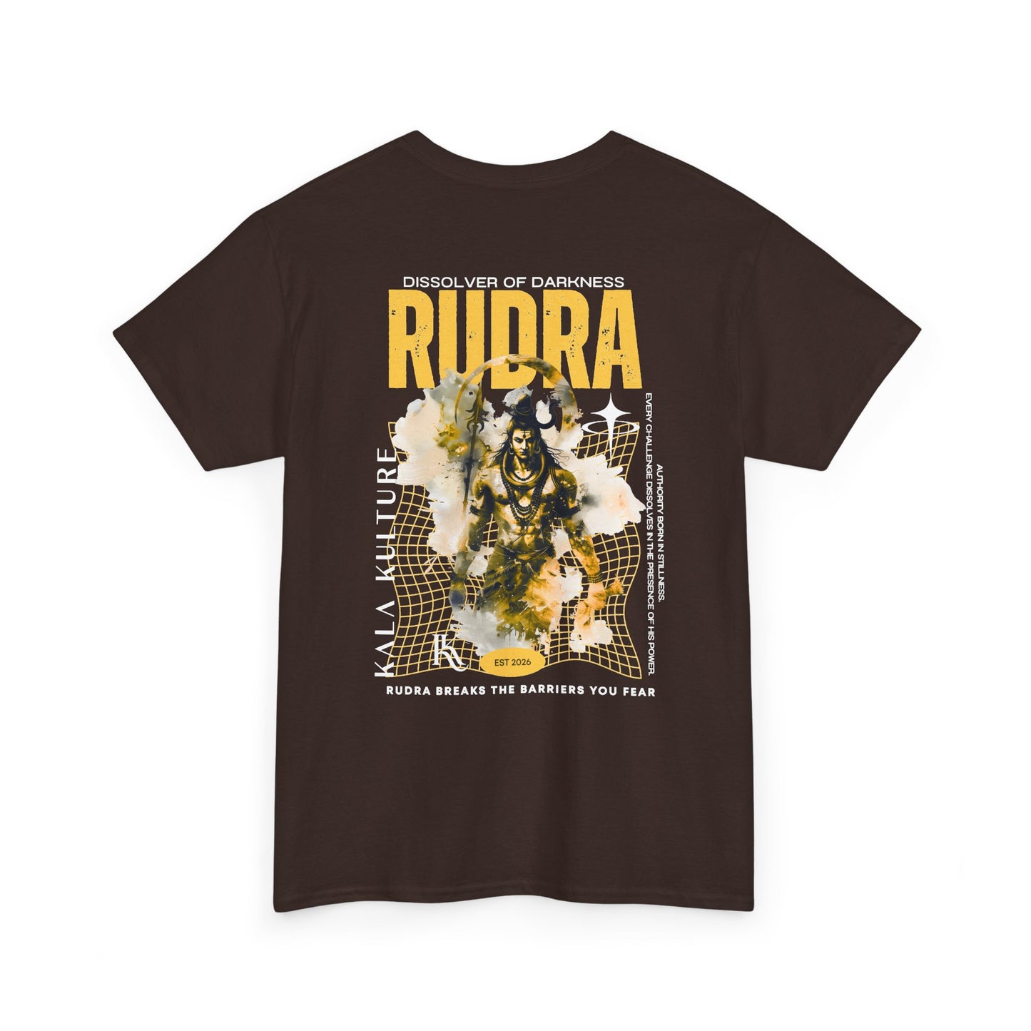 Rudra Graphic T‑Shirt — Storm‑Born Destroyer Illustration Tee