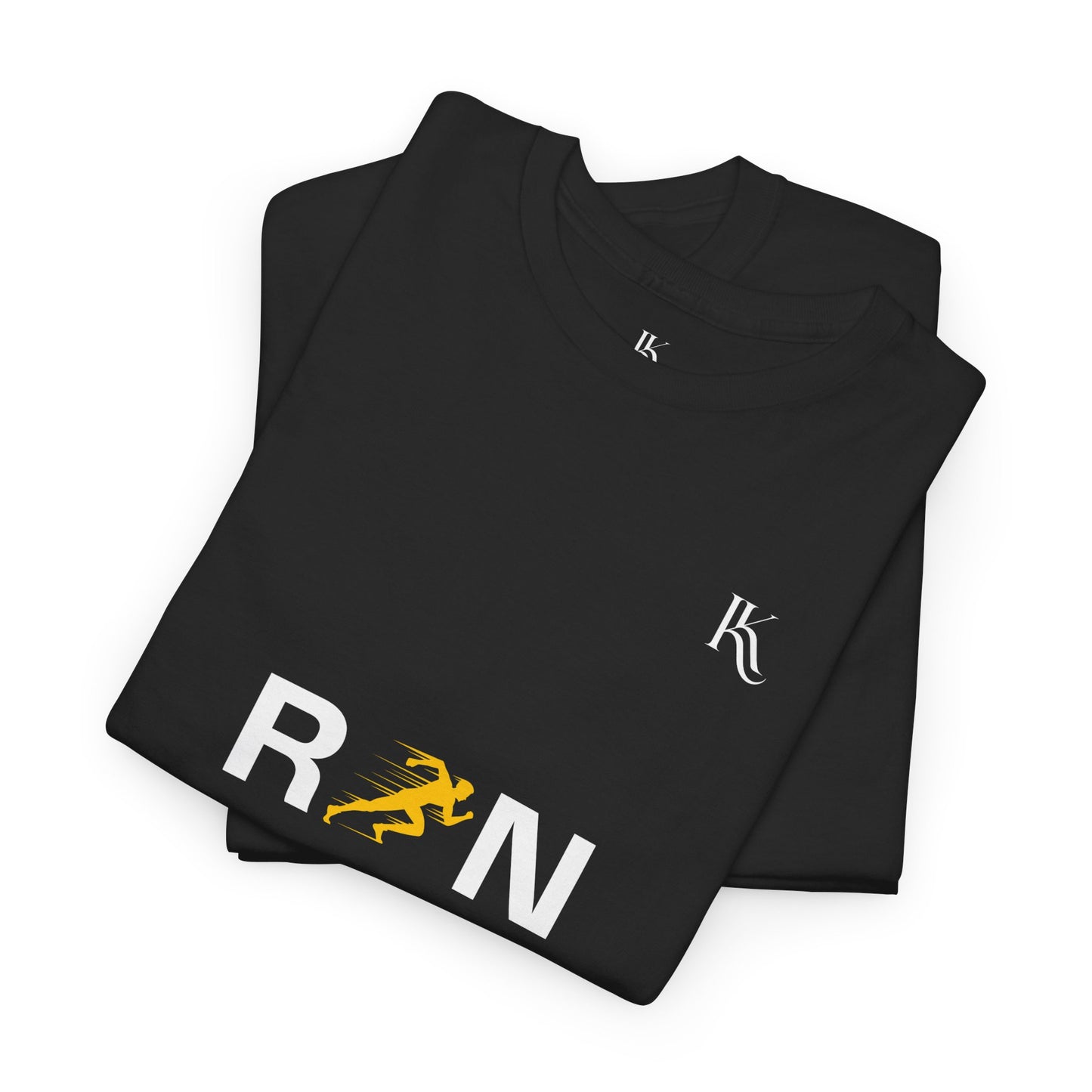 Run Oversized T‑Shirt — Chase Your Momentum Illustration Tee
