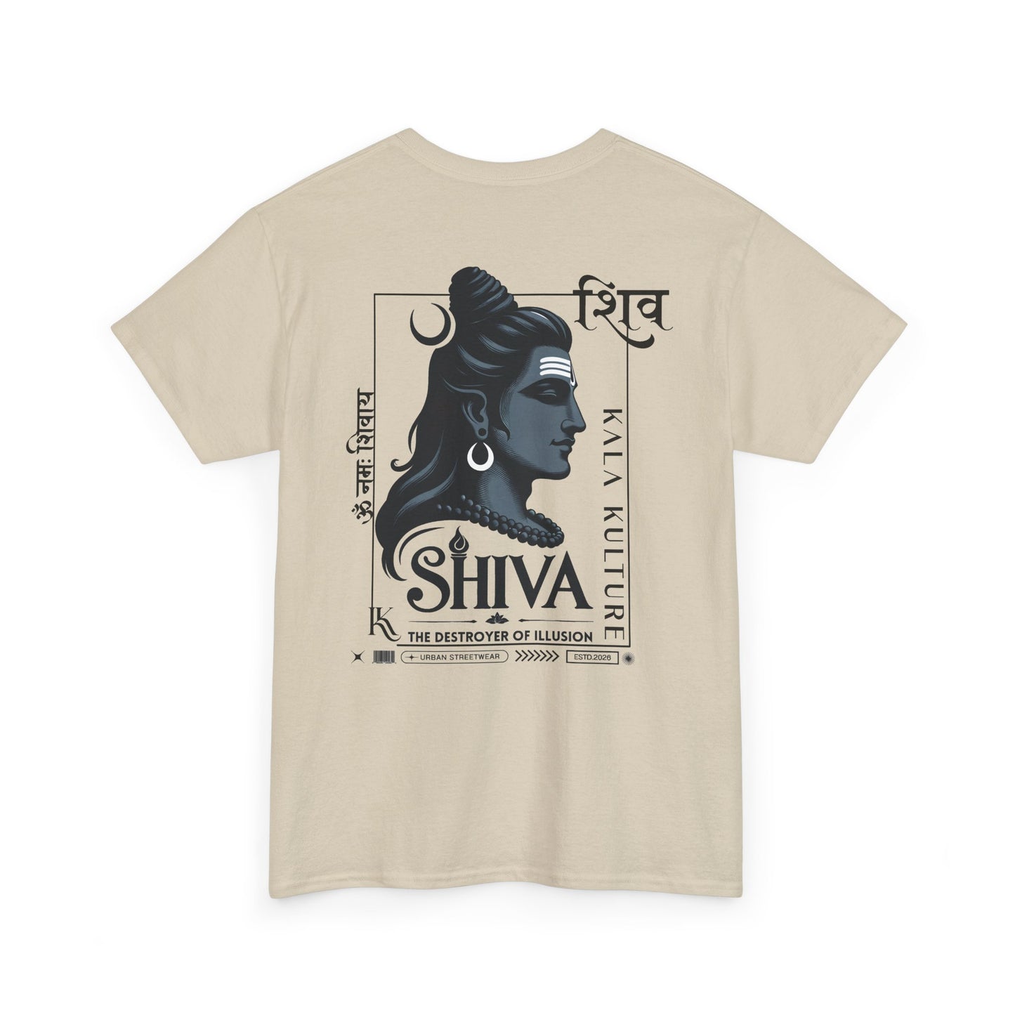 Shiva Graphic T‑Shirt — Eternal Calm Illustration Tee