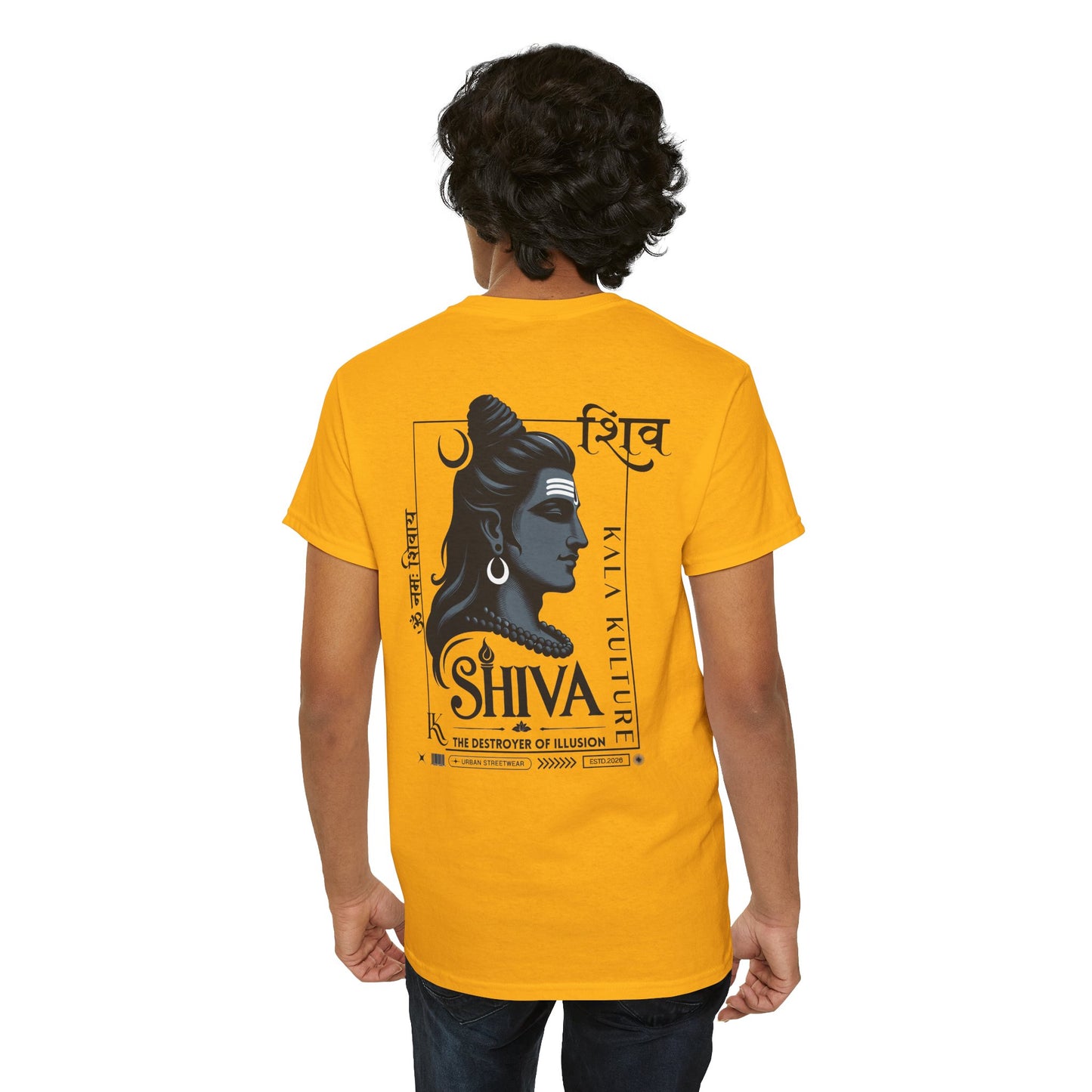 Shiva Graphic T‑Shirt — Eternal Calm Illustration Tee