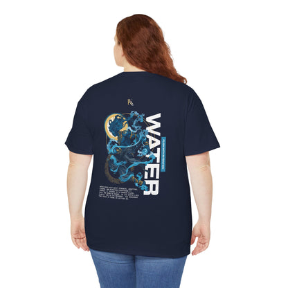 Water Oversized T‑Shirt — Calm & Clarity Illustration Tee