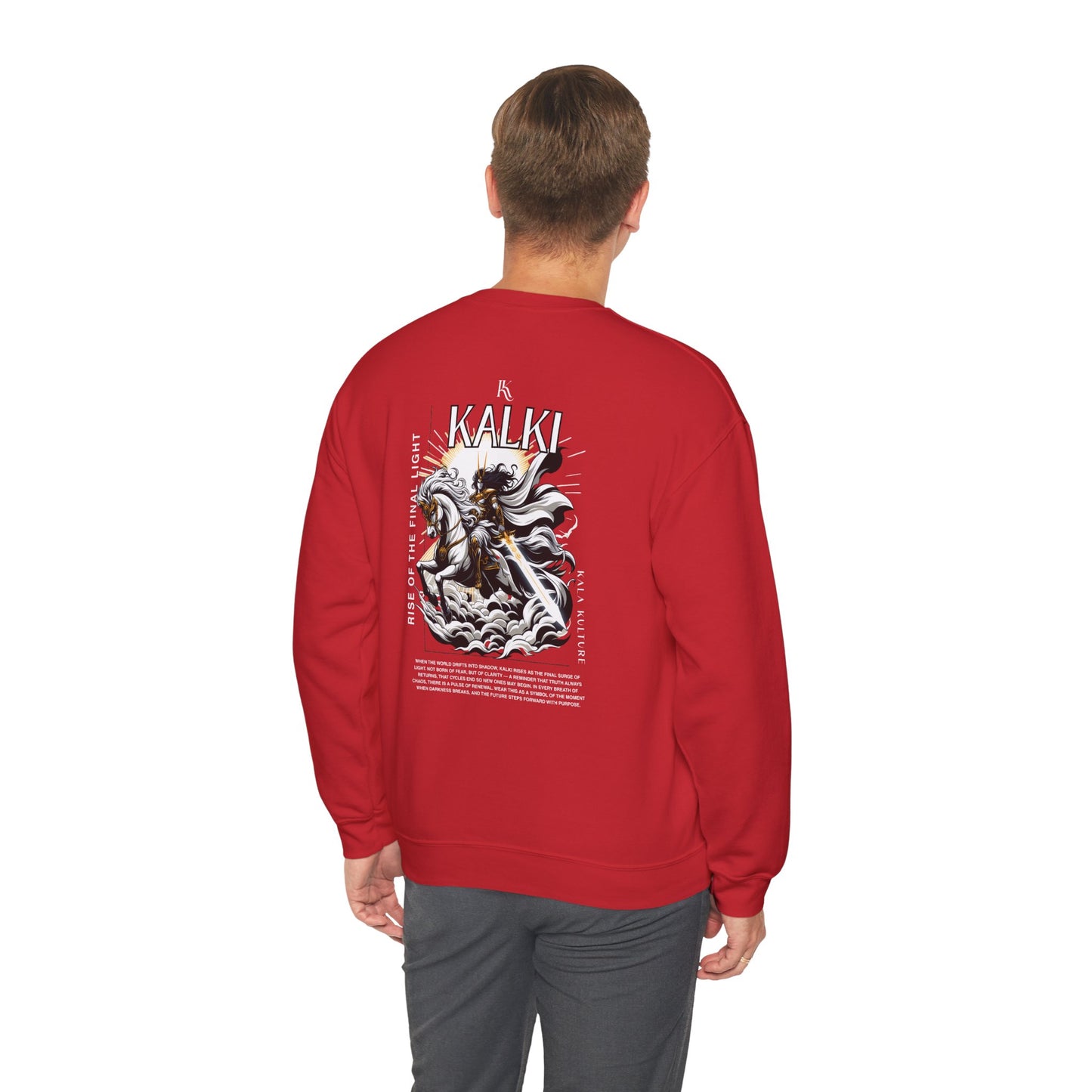 Kalki Oversized Sweatshirt — End of the Dark Age Illustration Tee