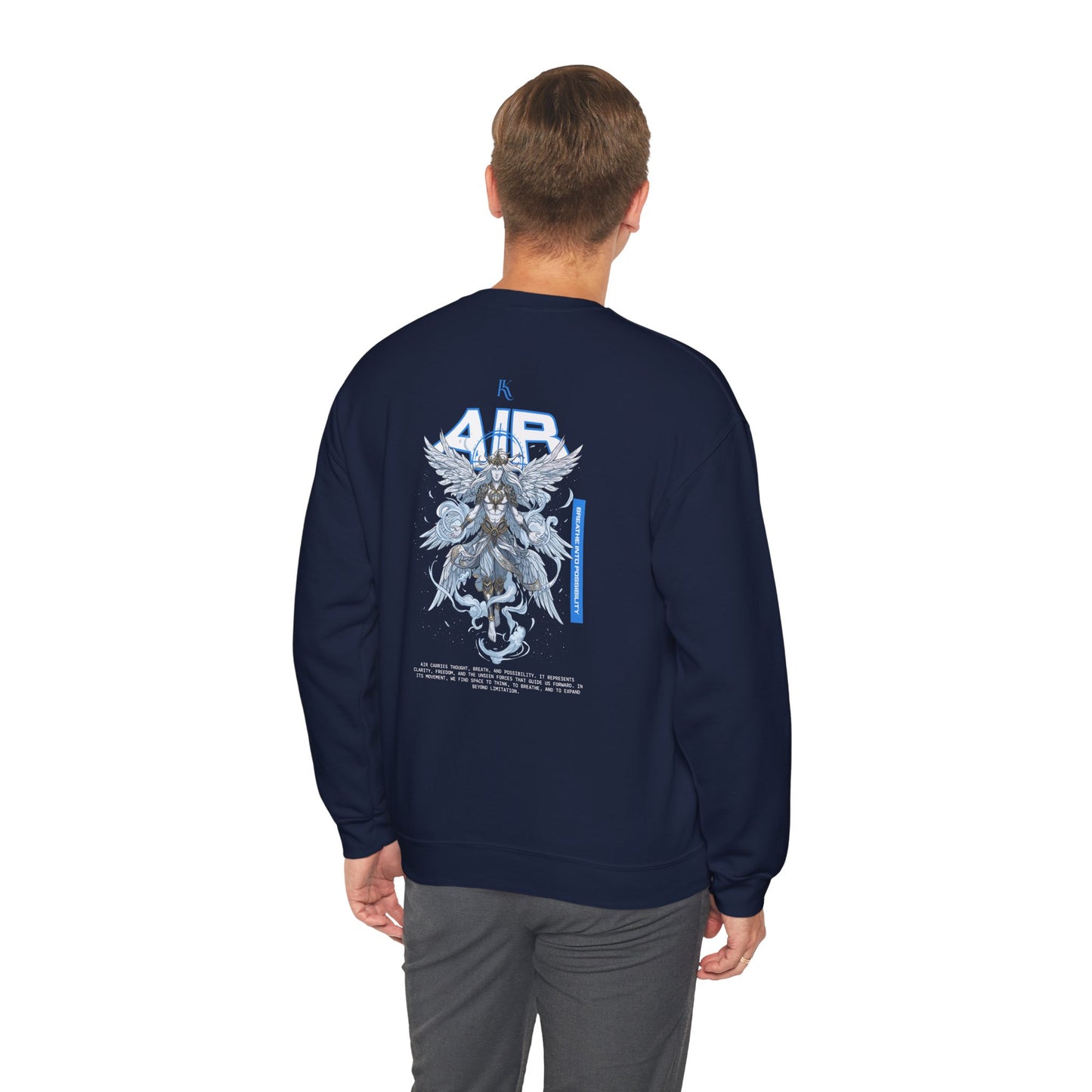 Air Oversized Sweatshirt — Flow & Freedom Illustration Tee