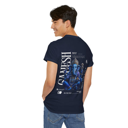 Ganesha Graphic T‑Shirt — Cosmic Wisdom Illustration Tee V3