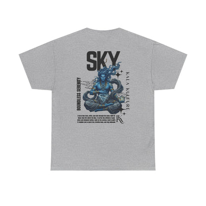 Sky Oversized T‑Shirt — Boundless Serenity Illustration Tee