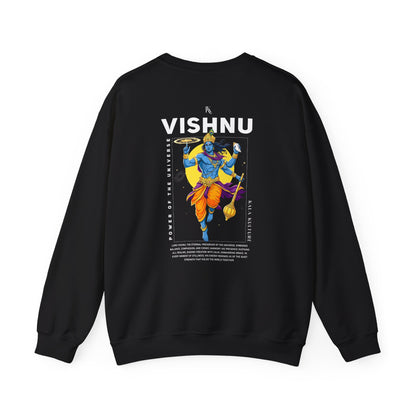 Vishnu Graphic Sweatshirt — Eternal Balance Illustration Tee