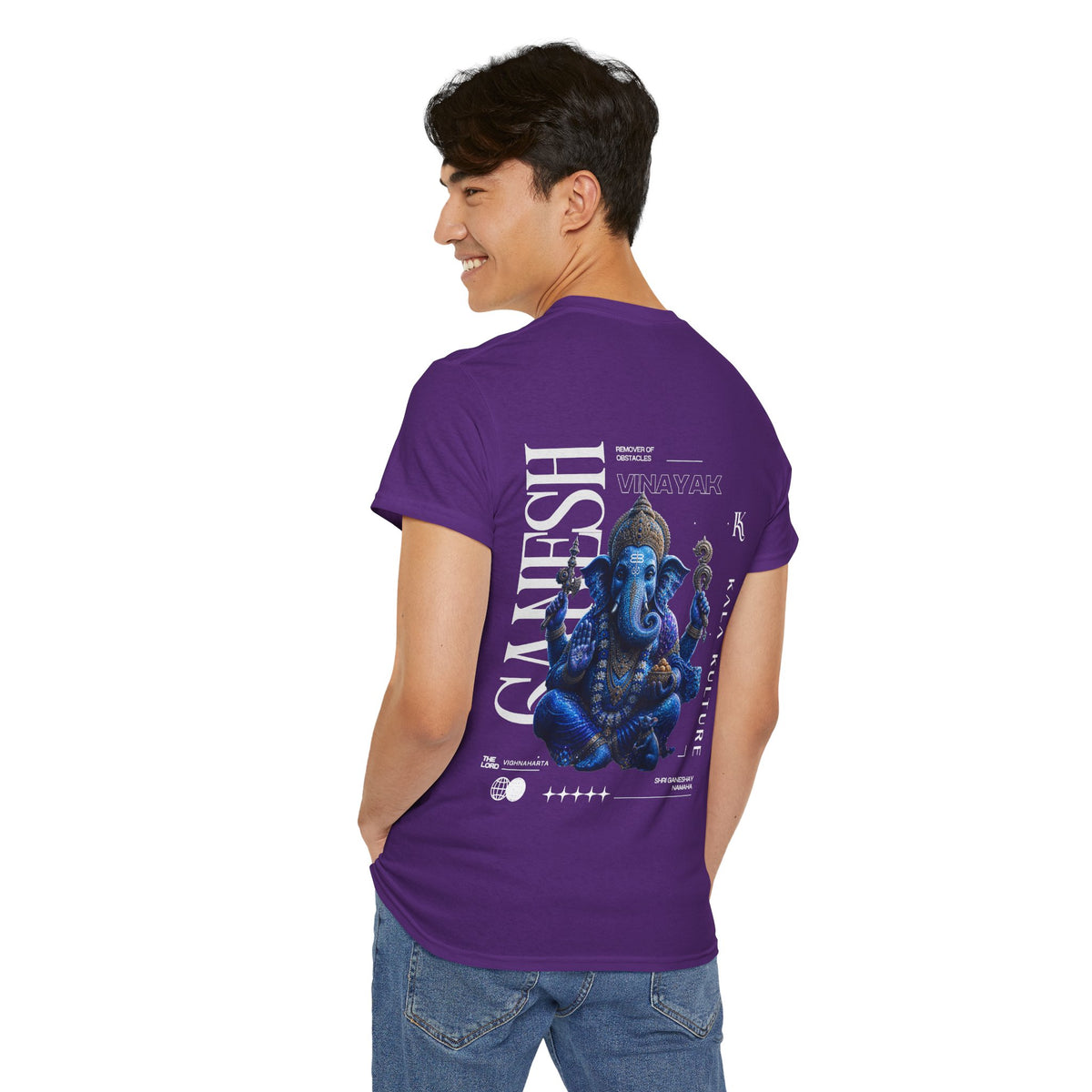 Ganesha Graphic T‑Shirt — Cosmic Wisdom Illustration Tee V3