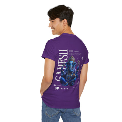 Ganesha Graphic T‑Shirt — Cosmic Wisdom Illustration Tee V3