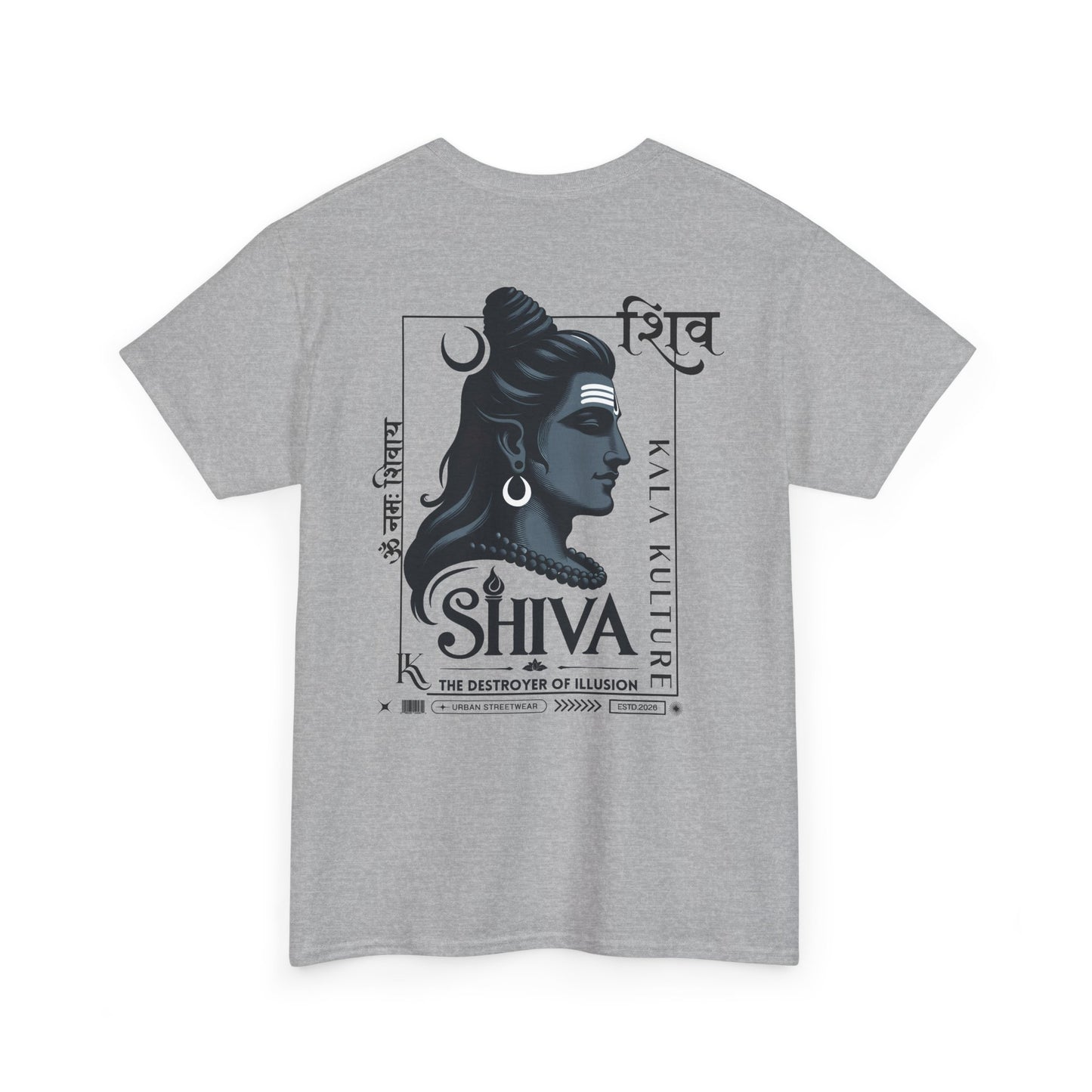 Shiva Graphic T‑Shirt — Eternal Calm Illustration Tee