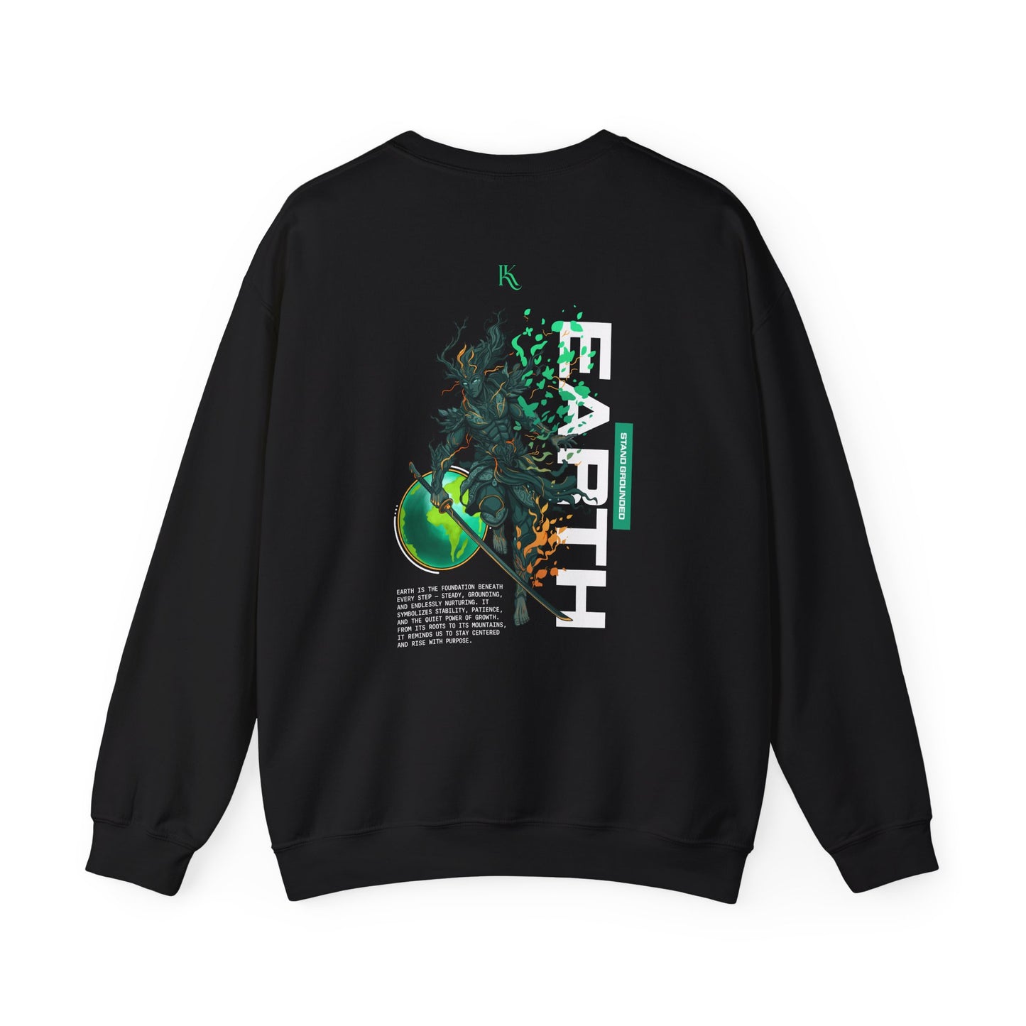 Earth Oversized Sweatshirt — Rooted Strength Illustration Tee