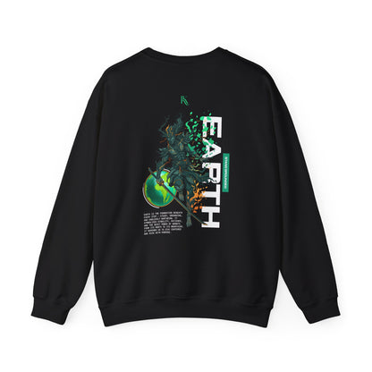 Earth Oversized Sweatshirt — Rooted Strength Illustration Tee