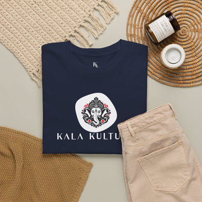 Ganesha Graphic T‑Shirt — Cosmic Wisdom Illustration Tee V3