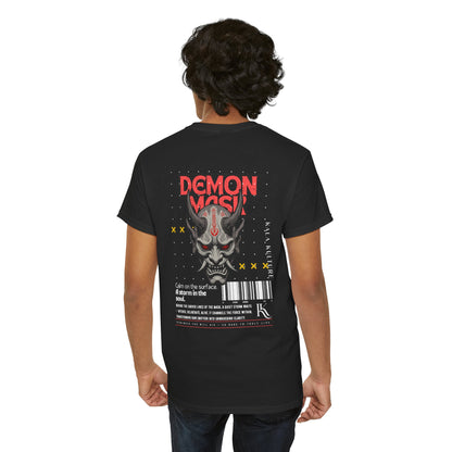 Demon Mask Oversized T‑Shirt — Fearless Within