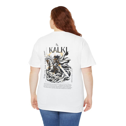 Kalki Oversized T‑Shirt — End of the Dark Age Illustration Tee