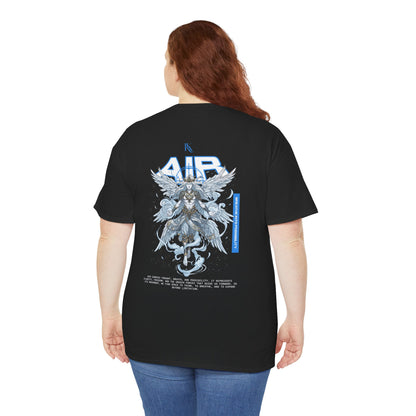 Air Oversized T‑Shirt — Flow & Freedom Illustration Tee