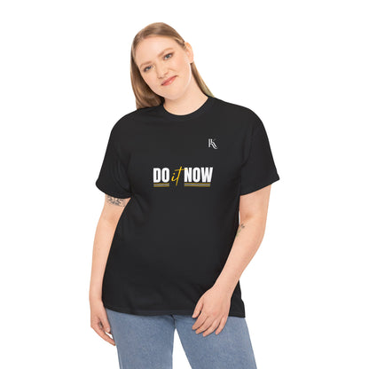 Do It Now Oversized T‑Shirt — Act Without Delay Illustration Tee
